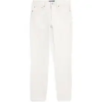 Ralph Lauren for woman. 211970682001 Parkside Active Taper white stretch jeans (34/32), Casual, Cotton, Denim