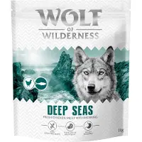Wolf of Wilderness Adult "Deep Seas" Sild - kornfri - Sparepakke: 4 x 1 kg Ny oppskrift