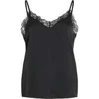 Vila Vienna Blonde Topp Med Stropper