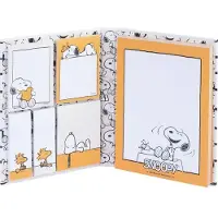 Snoopy A6 selvklebende notatbok fra Lazy Days-kolleksjonen