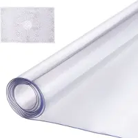 Vevor plastbordtrekk, 30 x 60 tommer 1,5 mm tykk gjennomsiktig bordbeskytter, rektangulær PVC-skrivebordsmatte, vanntett og enkel rengjøring skrivebordsunderlagsduk, til kontorkommode spisebord nattbo