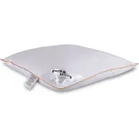 Borg Living Lav gåseduns hodepute - Hodepute med gåsedun - 60x63 cm - 3-kammer pute -
