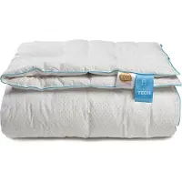 SLEEP TECH Helårs dobbeltdyne - 200x220 cm - Moskusdundyne med klasse 1 moskusdun - By Borg Air flow dundyne