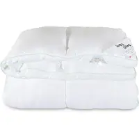 Borg Living Bambus helårsdyne - Ekstra myk bambus og dunfiber - Allergivennlig - 240x220 cm -