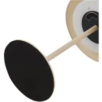 LINDBY LED-bordlampe Kanani, beige, dimbar