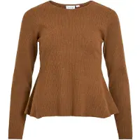 Vila Vimable Peplum Strikket Pullover