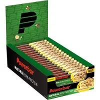 Powerbar Natural Vegan Proteinbarerboks Sjokolade Og Banan 40g 18 Enheter