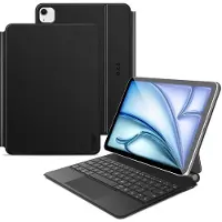 Tech-Protect Smartcase Magnet m/tastatur til iPad Air 10,9” (2020/2022) / 11” (2024-2026) – Svart