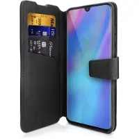 Itskins Wallet Book - Lommebok for mobiltelefon - økolær - svart - for Huawei P20 lite