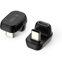 Tech-Protect UltraBoost AA04 40 Gbps vinklet USB-C-adapter - svart