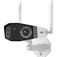 Reolink Duo Series 2 WiFi - Nettverksovervåkingskamera - utendørs, innendørs - værbestandig - farge (Dag og natt) - 8 MP - 4608 x 1728 - 4K - fastfokal - lyd - trådløs - Wi-Fi - LAN 10/100 - H.265 -