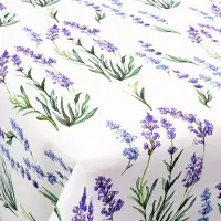 Borg Living Tekstil voksduk med akrylbelegg - Lavender Bloom - 140 cm bred - På metermål