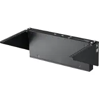 StarTech.com Startech 6U Wall Mount Patch Panel Bracket - 19 in - Steel - Vertical Mounting Bracket for Networking and Data Equipment (RK619WALLV) - Veggmonteringsbrakett - svart - 6U - 19