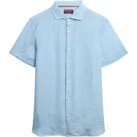 Superdry Vacation Linen Kortarmet Skjorte