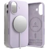 Ringke iPhone 17 Liquid Silicone MagSafe Deksel - Lys Lilla