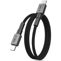 Tech-Protect Ultraboost DNA MagTwist USB-C PD-kabel 100W / 5A 100 cm - Grå