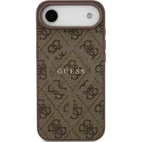 GUESS 4G Ring Classic Logo MagSafe-etui til iPhone 17 Air – brun