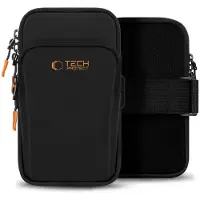 Tech-Protect etui til arm M7 universelt sportarmbånd Black/orange
