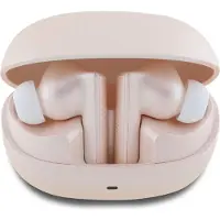 GUESS Bluetooth-hodetelefoner GUTWST88MCTGP TWS + dokkingstasjon Rosa Capsule med trykt logo