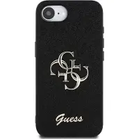 GUESS Pu Fixed Glitter 4g Metal Logo Iphone 16e Telefondeksel