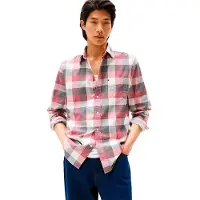 Tommy Hilfiger Corduroy Check Regular Fit Skjorte Med Lange Ermer
