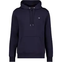 Gant for man. 2007058 Shield hoodie blue (S), Casual, Cotton, Long sleeve, Navy