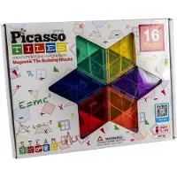 PicassoTiles 16-delt Magnetiske Fliser sett