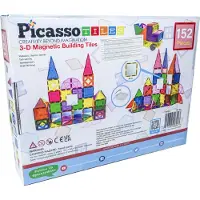 PicassoTiles Magnetic Building Pt152 Byggespill