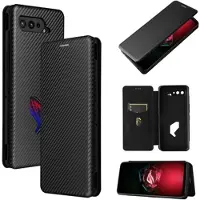 Mtp Products Asus ROG Phone 5 Flip-deksel - Carbon Fiber - Svart