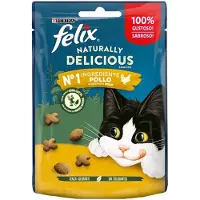 Purina Felix Naturlig Deilig Kylling Og Kattemynte Kattesnacks 8x50g