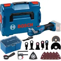 Bosch GOP 18V-34 batteridrevet multikutter 18V Solo, L-BOXX + tilbehørsboks - SOLO