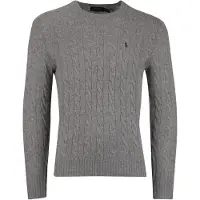 Ralph Lauren for man. 710876762012 Grey wool and cashmere jumper (XL), Casual, Classic