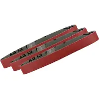 Metabo 629066000, Slipebelte, Aluminium, Metall, Plast, Polyester, Gummi, Stål, Rød, Rektangulær, 5 cm, 1020 mm