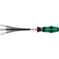Wera 05028150001, Gummi, Svart, Grønn