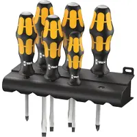 Wera 932/6 Kraftform Plus Skrutrekkersett 6 Stykker