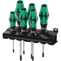 Wera 367/6 TORX Screwdriver set Kraftform Plus and rack 6 pieces