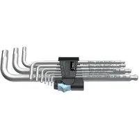 Wera 3950/9 Hex-plus 1l Sett Med Unbrakonøkler