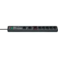 Brennenstuhl ÜSS Secure-Tec automatisk 8-gang, master/slave, 3 m