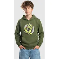 Santa Cruz Hand Dot Front Kids Hettegenser grønn