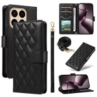 Mtp Products Xiaomi 15T Luksuriøst Vattert Lommeboketui - Svart