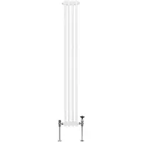 MonsterShop Tradisjonell 2-kolonne radiator - 1800 x 202 mm - hvit
