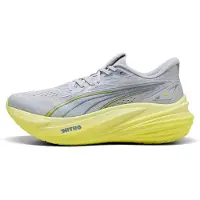 Puma MagMax NITRO 2 Running Shoes Men, Sport, Vibrant Silver/Lux Lime, 42