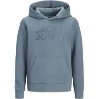 Jack & Jones Hettegenser - JjeCorp - Blue Mirage/BIG Tonal - - 14 år (164) - Hettegenser