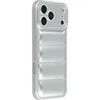 Mtp Products iPhone 17 Pro Pufferjakke Støtsikkert TPU-deksel - Sølv