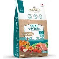 Pokusa Premium Utvalg Kalv Med Laks Voksen Hundemat 12 Kg