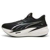 Puma MagMax NITRO 2 Running Shoes Men, Sport, Black/White, 46.5