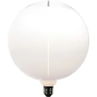 LUEDD E27 LED-pære G200 hvit 4W 250lm 1800K
