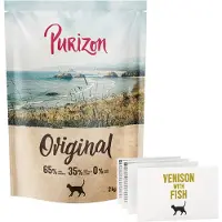 Purizon Original hjort med fisk - kornfri - 2 kg NY