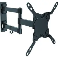 Deltaco ARM-459 - Monteringssett (tippe/svivel-veggmontering) - for flatpanel - svart - skjermstørrelse: 15-40 - veggmonterbar