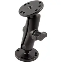 Ram Mounts Universal Double Ball Mount With Two Round Plates B Size Medium Enkeltsvingarm